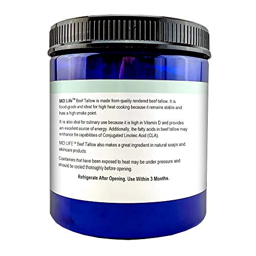 Md. Life Beef Tallow Food Grade Soap Candle Making Cooking Skinc