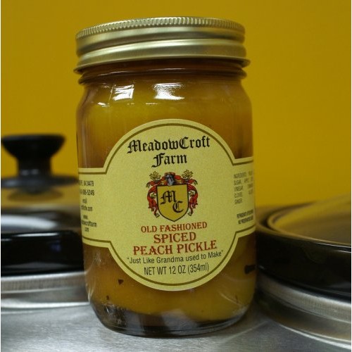 Pickled Peaches - Meadowcroft Farm Old Fashioned Spiced Pickled