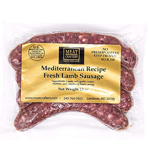 Meatcrafters Mediterranean Lamb Sausage, No Antibiotics, Preserv