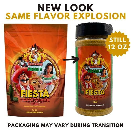 MeatSoHorny Frisky Fiesta Carne Asada BBQ Rub for Smoking and Se...