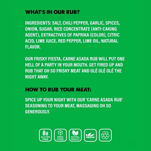 MeatSoHorny Frisky Fiesta Carne Asada BBQ Rub for Smoking and Se...