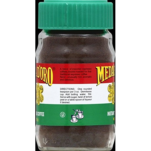 Medaglia Doro Instant Espresso Coffee, 2 Ounce Pack Of 12