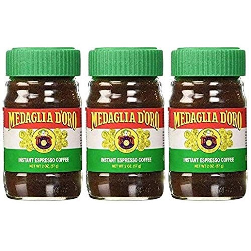 Medaglia Doro Instant Espresso Coffee, 2-Ounce Jars Pack Of 3