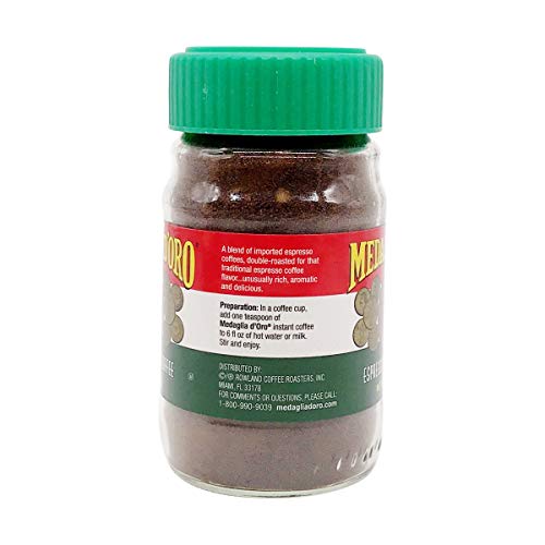 Medaglia Doro Instant Espresso Coffee, 2 Ounces