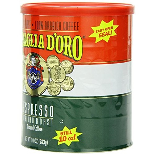 Medaglia Doro Italian Roast Espresso Coffee, 10 Ounce Pack Of 2