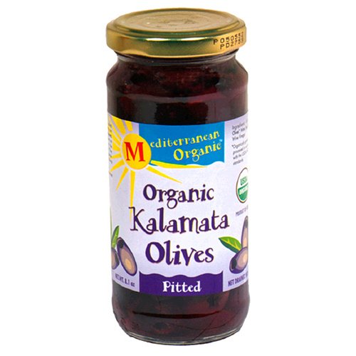 Mediterranean Organics, Olive Blk Kalamata Pted, 8.1 Oz Pack Of