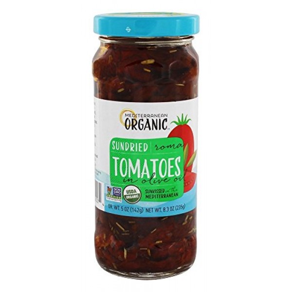 Mediterranean Organic Tomatoes, Sun-Dried In Olive Oil, Organic,