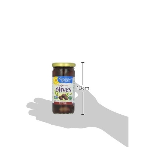 Mediterranean Organic Kalamata Olives, Pitted, 8.4 Oz