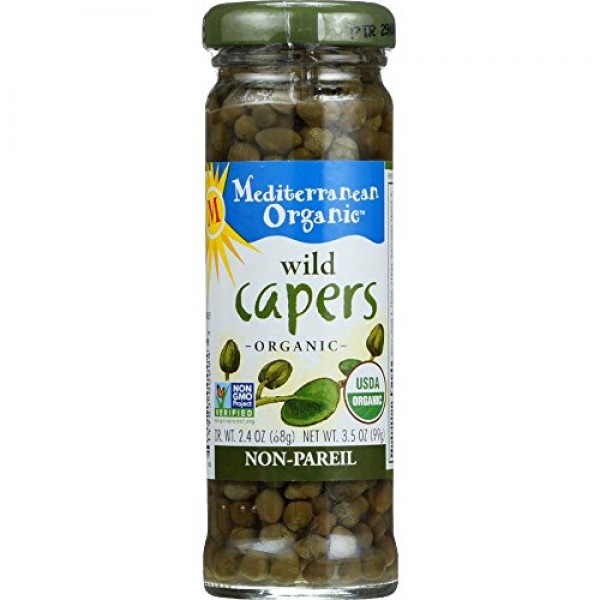 Mediterranean Organic Wild Caper, 3.5 Ounce - 24 Per Case.