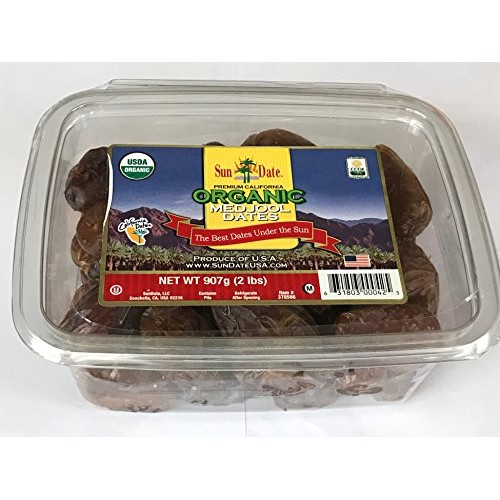 Organic California Medjool Dates, 2 Lbs, 907G