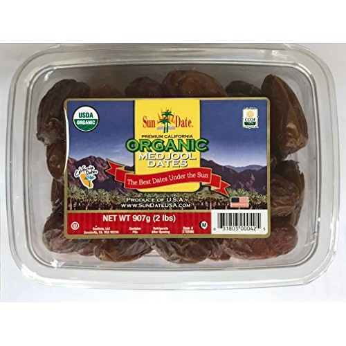 Organic California Medjool Dates, 2 Lbs, 907G