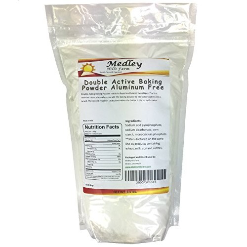 Double Active Baking Powder Aluminum Free 2.5 Lbs