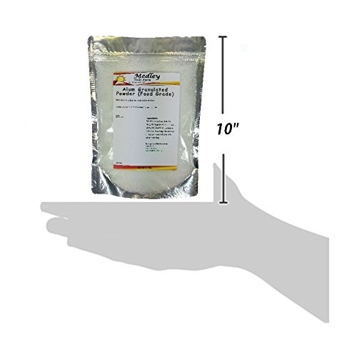 Medley Hills Farm Alum Granulated Powder Food Grade 1 Lb