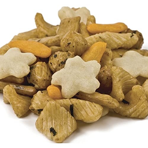 Medley Hills Farm Oriental rice crackers japanese Crunchy & Spic...