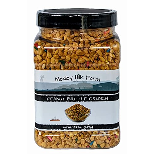 Peanut Brittle Crunch Coat Ice Cream Toppings by Medley hills fa... Peanut Brittle Crunch Coat Ice Cream Toppings by Medley hills fa...