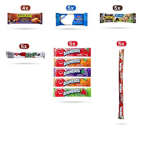 Medleybox Care Package 60 Count Variety Pack Snacks Gift Box U