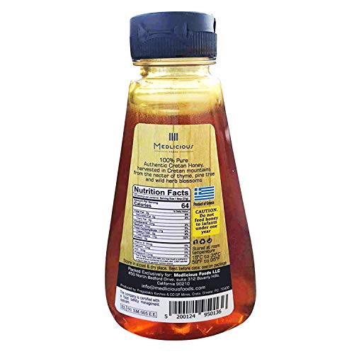 Honeylicious Pure Greek Honey From Cretan Mountains Thyme, Pine