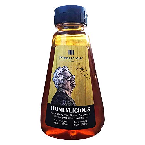 Honeylicious Pure Greek Honey From Cretan Mountains Thyme, Pine