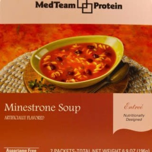 Medteam Minestrone Soup 7 Packages Of 0.988 Oz, Net 6.9 Oz - H