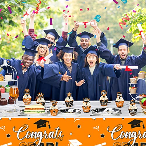 96 Pieces 2023 Graduation Cupcake Toppers Wrappers Congrats grad...