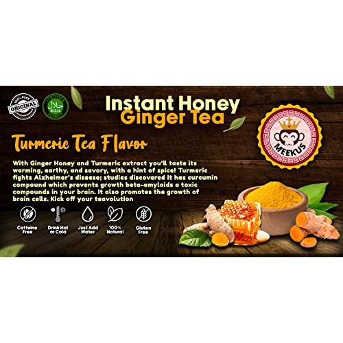 Meekus Instant Ginger Honey Crystals, Instant Ginger Tea, Ginger...