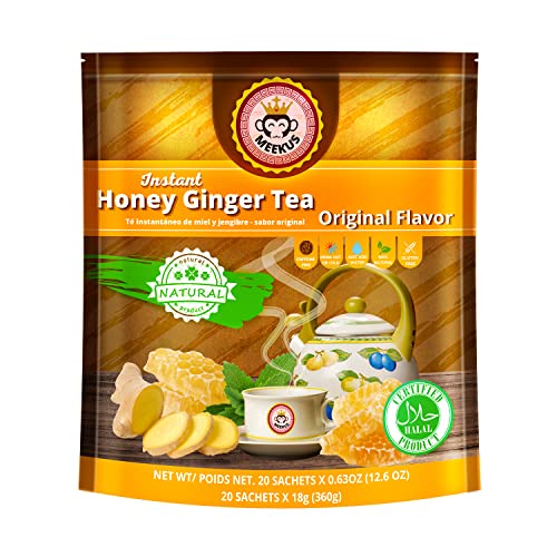 Meekus Instant Ginger Honey Crystals, Instant Ginger Tea, Ginger...