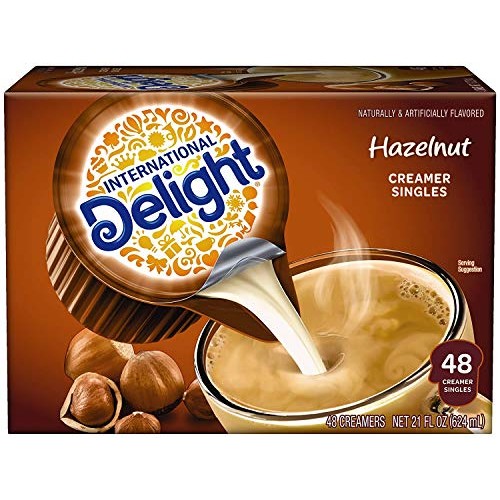 International Delight Hazelnut Liquid Coffee Creamer Portion Cup