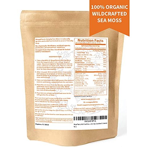 Megaplants Simply Sea Moss | Makes 150 Ounces Of Sea Moss Gel |