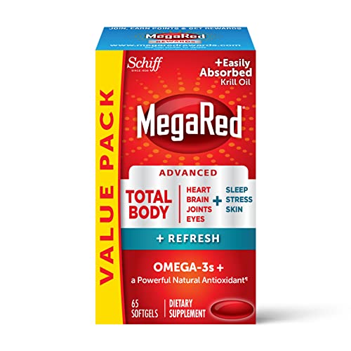 Omega-3 Blend Total Body + Refresh 500Mg Softgels, Megared 65 C