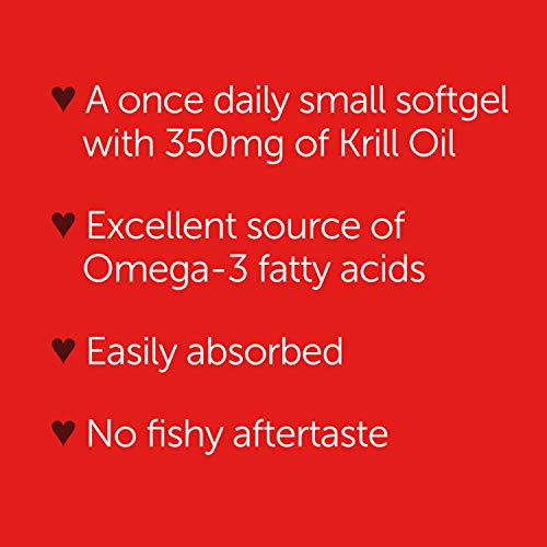 Omega-3 Krill Oil 350Mg Softgels, Megared 120 Count In A Bottle