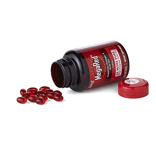 Omega-3 Krill Oil 350Mg Softgels, Megared 120 Count In A Bottle