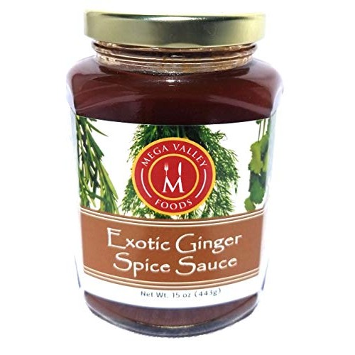 Exotic Ginger Spice Sauce - 15 Oz.. Unique Blend Of Spices, Gre