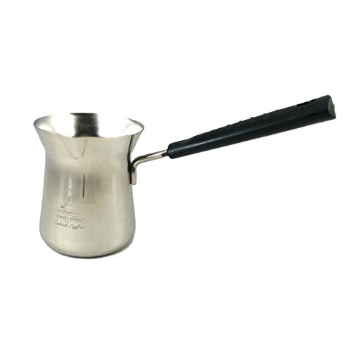 Mehmet Efendi Turkish Coffee 8.8Oz W/ Stainless Steel Coffee Pot