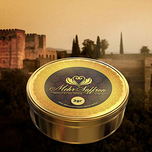 Premium Spanish Saffron Threads / 1/9 Oz 3 Gram