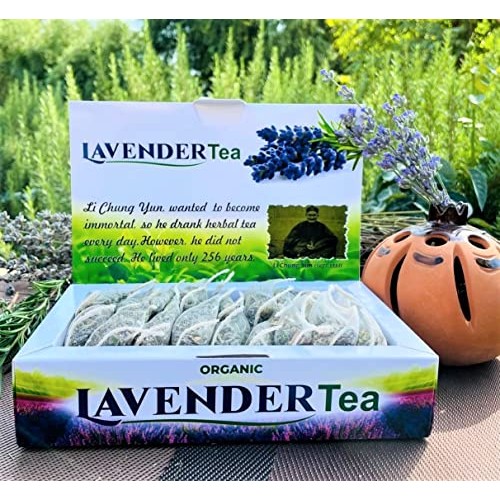 Organic Lavender Tea - Calming | Stress & Headache Relief | Qual...