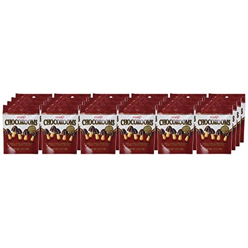 Meiji Chocorooms Light &Amp; Dark Combination With Crispy Cracker 1.