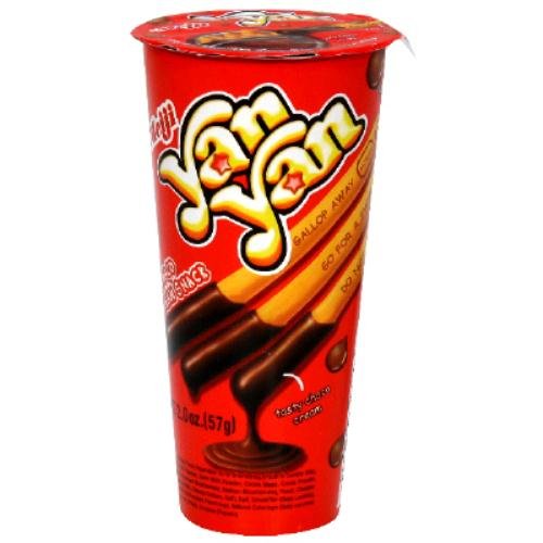Yan Yan Cookie Sticks With Chocolate Dip 2 Oz. Pack Of 10 Yan Yan Cookie Sticks With Chocolate Dip 2 Oz. Pack Of 10
