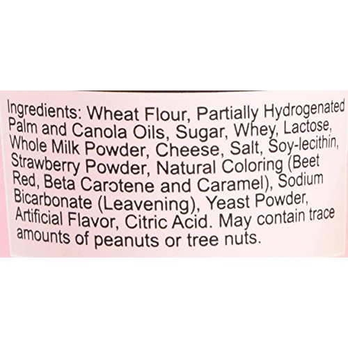 Meiji Yan Yan Strawberry Cream Snack, 2-Ounce Cups Pack Of 20