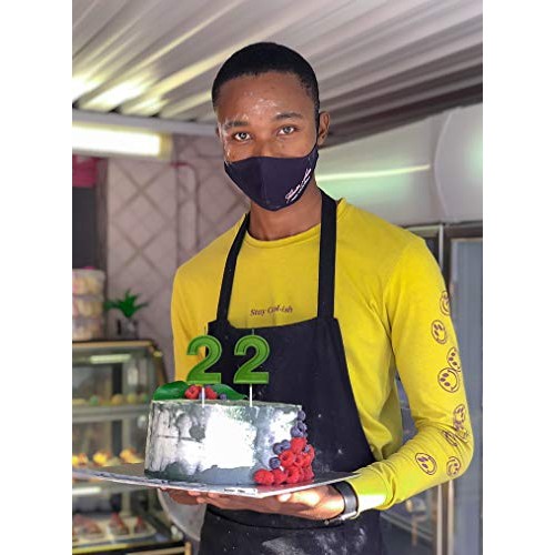 2.76 Inches Large Number Candles Birthday Candles Cake Numeral C