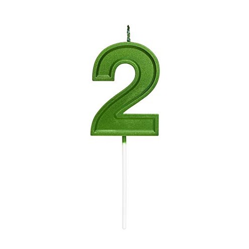 2.76 Inches Large Number Candles Birthday Candles Cake Numeral C