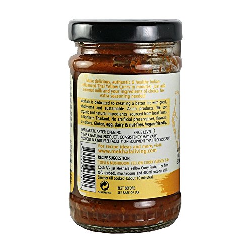 Mekhala Organic Gluten-Free Thai Yellow Curry Paste
