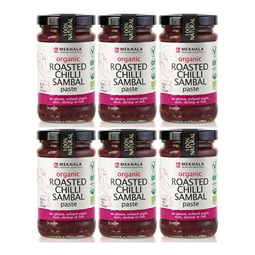 Mekhala Organic Roasted Chili Sambal Paste Condiment Gluten-Free...