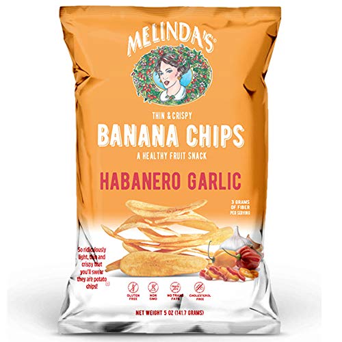 Melinda’S Garlic Habanero Banana Chips Super Food Snack Non Gmo