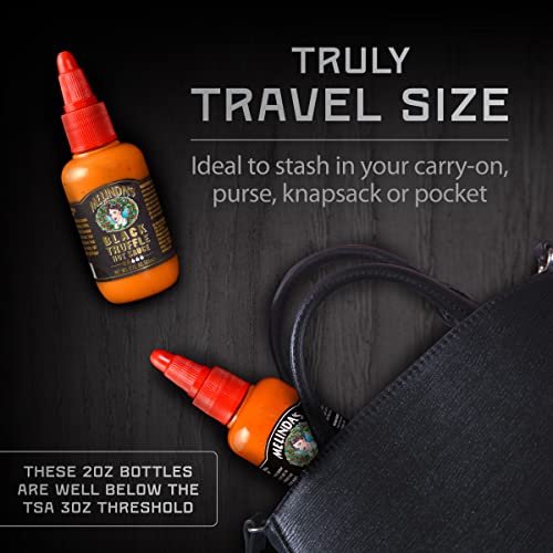 Melindas Mini Liquid Spice Rack - Gourmet Hot Sauce Gift Set -