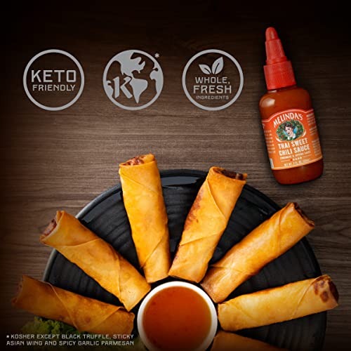 Melindas Mini Liquid Spice Rack - Gourmet Hot Sauce Gift Set -