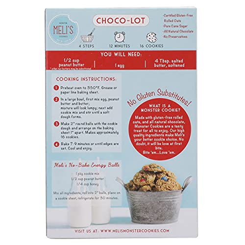 Meli’S Monster Cookies, Choco-Lot Certified Gluten-Free Cookie M