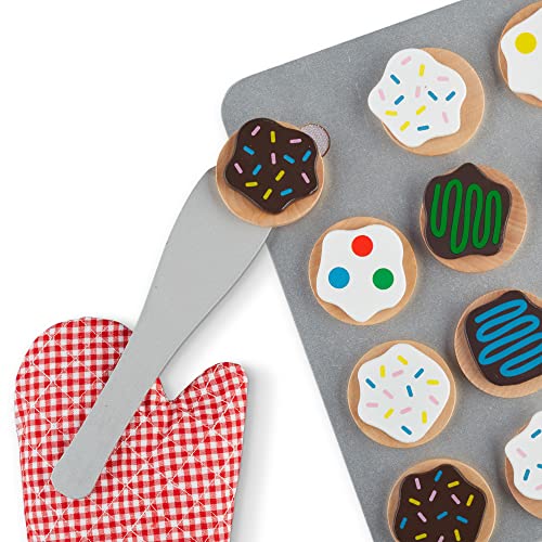 Melissa &Amp; Doug Slice And Bake Wooden Cookie Play Food Set