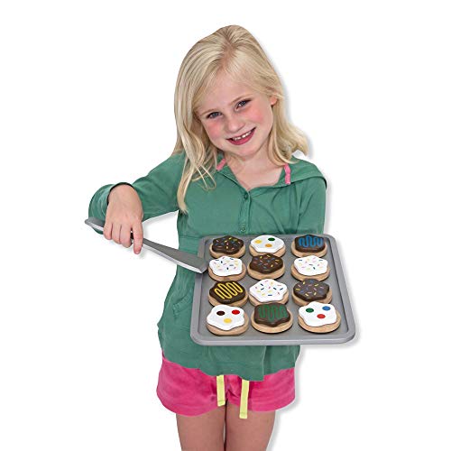 Melissa &Amp; Doug Slice And Bake Wooden Cookie Play Food Set