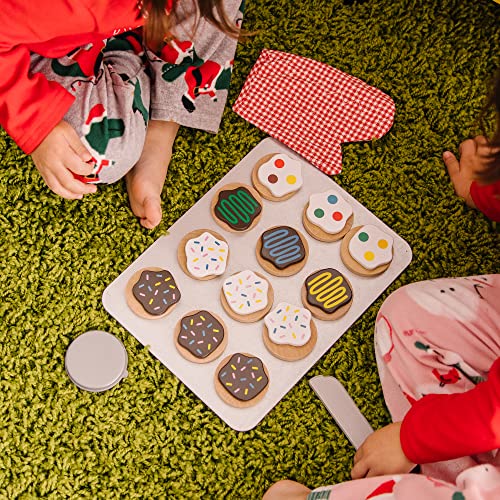 Melissa &Amp; Doug Slice And Bake Wooden Cookie Play Food Set