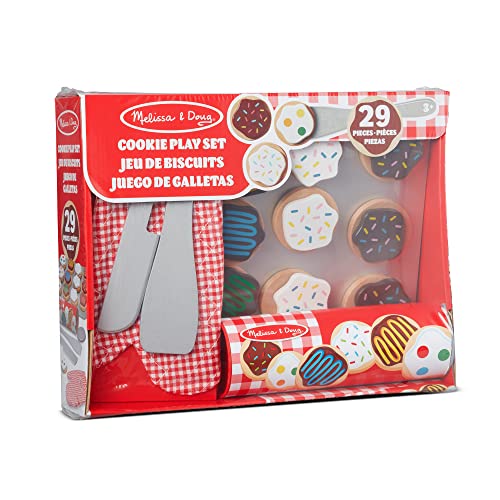 Melissa &Amp; Doug Slice And Bake Wooden Cookie Play Food Set
